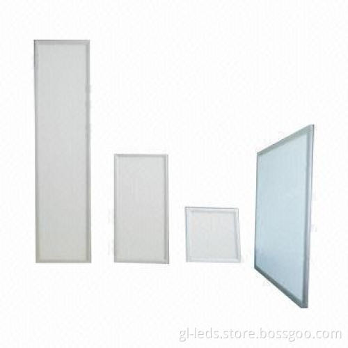 LED Square Flat Panel Light with High-level Aluminum Edge and 5,500 to 7,000K Color Temperature